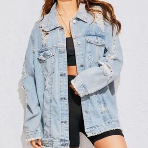 Oversize denim jacket